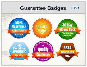 Modern Quality Guarantee Badges